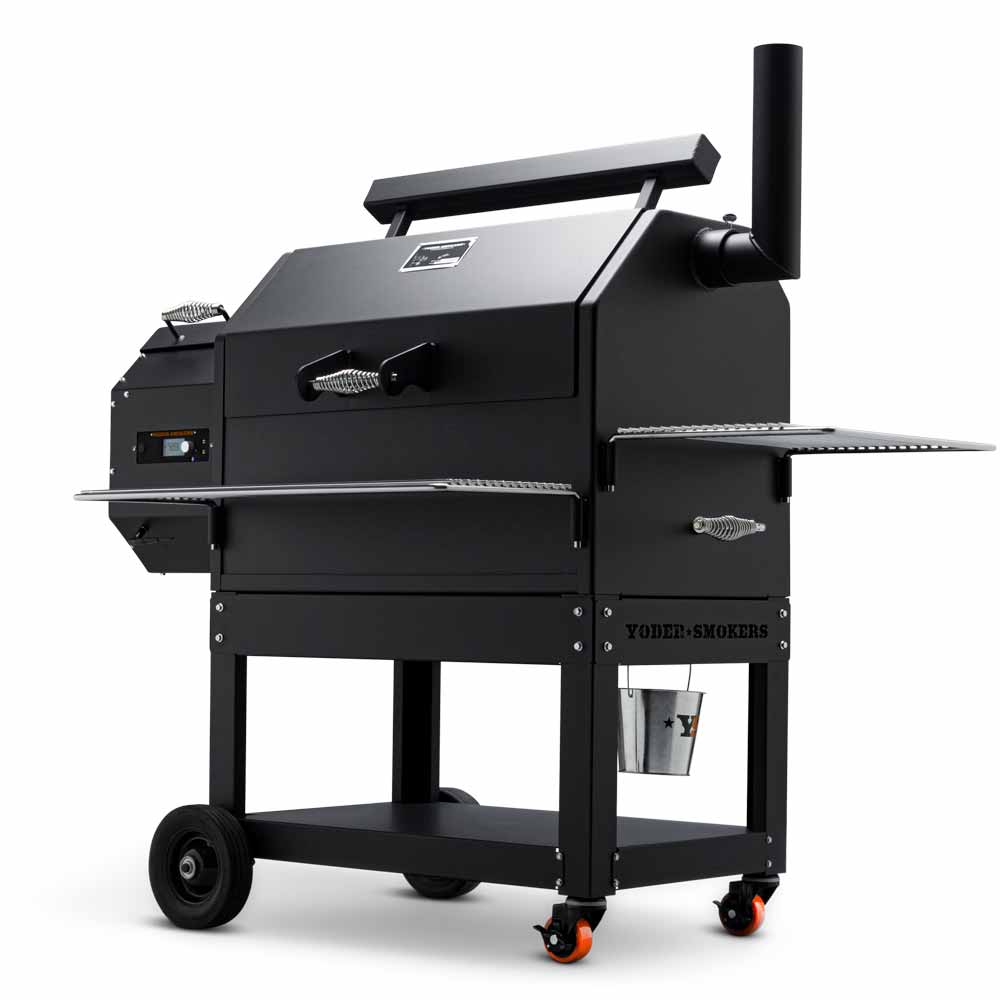 Yoder Smokers YS640s Pellet Grill Standard Cart w T Stat Door Kit Outdoor Home