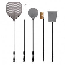 Load image into Gallery viewer, Alfa 48-Inch 5-Piece Pizza Peel Set
