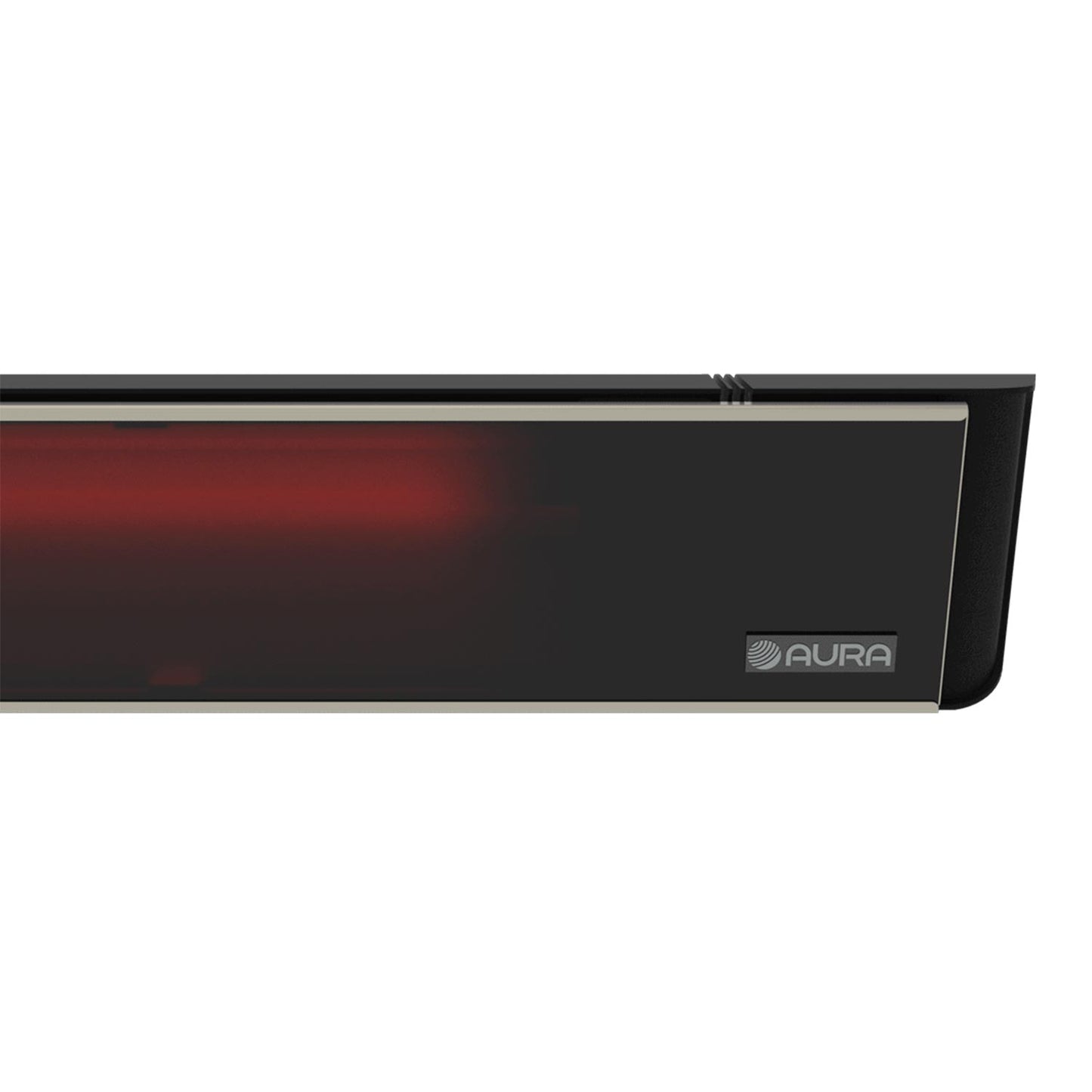 Aura ADGLASS1500 Decor Series Infrared Heater w/ Bluetooth & Remote (Black)