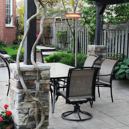 Aura Patio Plus Weatherproof Infrared Patio Heater w- Remote Control AURAPP15120SS