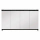 Dimplex Glass Bi-Fold Look Door for 33-inch Deluxe Built-In Firebox BFDOOR33BLKSM