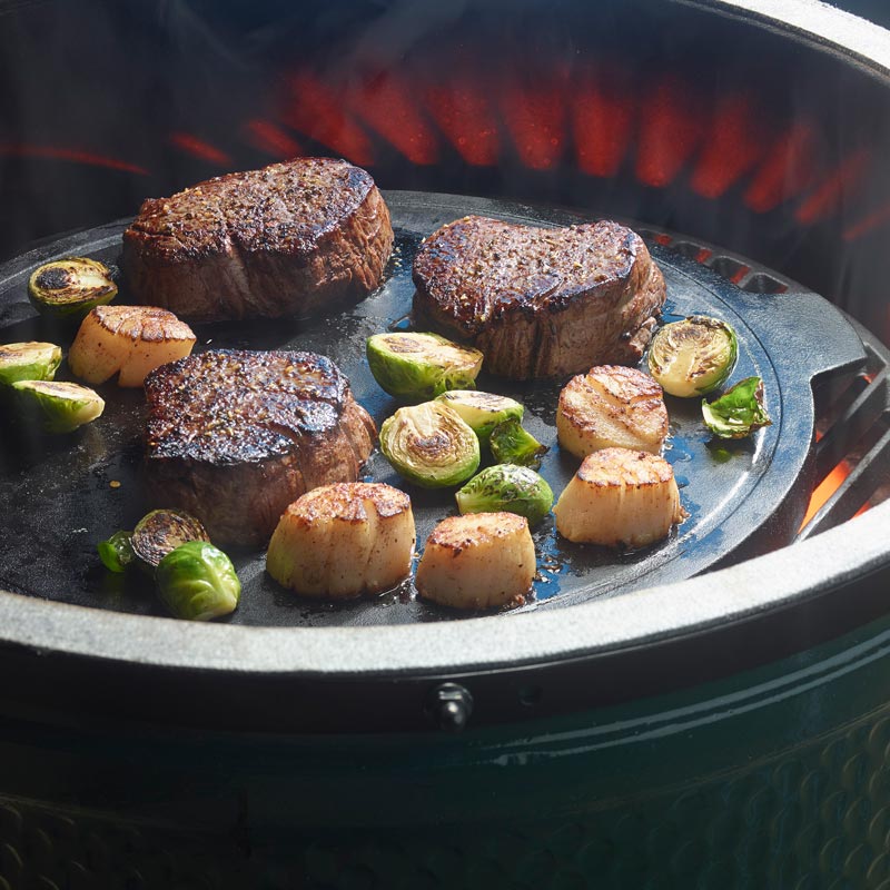 14 inch Dual-Sided Cast Iron Plancha Griddle
