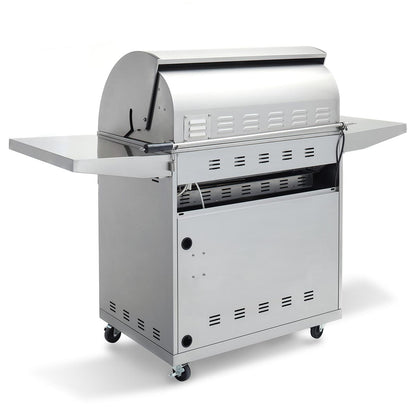 Blaze PRO 34" 3-Burner Built-In Gas Grill w/ Grill Cart