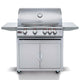 Blaze LTE 32" 4-Burner Built-In Gas Grill w/ Cart - BLZ-4LTE2 + BLZ-4-CART-SC