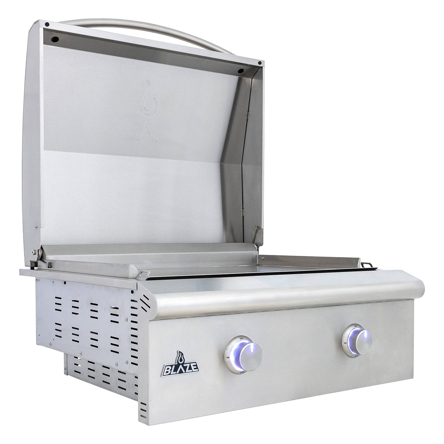 Blaze 30" LTE PLUS 2-Burner Built-In Gas Griddle - BLZ-GRIDDLE-LTE3