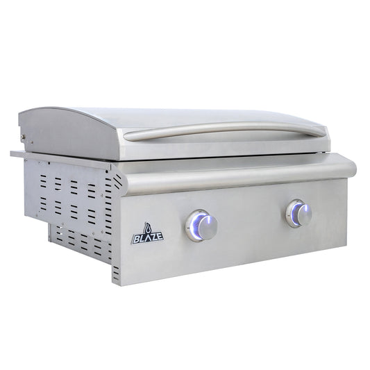 Blaze 30" LTE PLUS 2-Burner Built-In Gas Griddle - BLZ-GRIDDLE-LTE3
