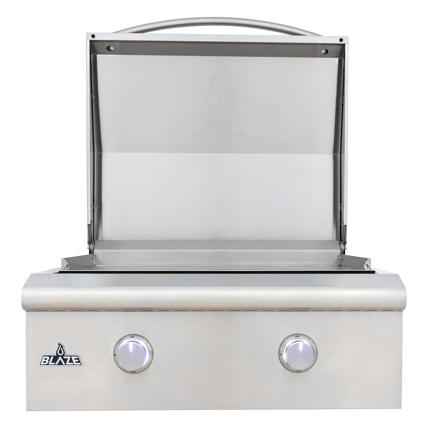 Blaze 30" LTE PLUS 2-Burner Built-In Gas Griddle - BLZ-GRIDDLE-LTE3