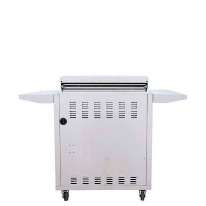 Blaze 30" LTE PLUS 2-Burner Built-In Gas Griddle w/ Grill Cart - BLZ-GRIDDLE-LTE3 + BLZ-GRIDDLE-CART-SC2