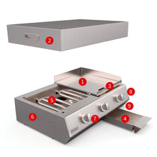 Load image into Gallery viewer, Brabura 40 Gas Griddle (Stainless Steel)
