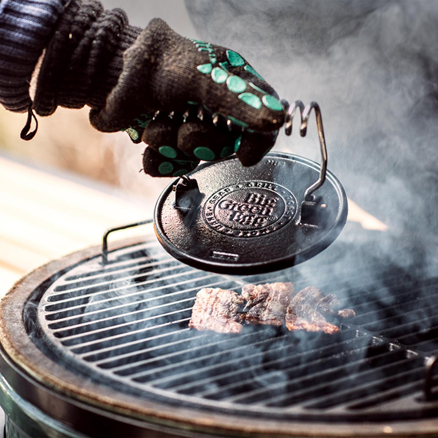 Cast Iron Grill Press