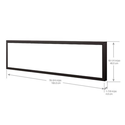 Dimplex Trim for XLF74, Black Metal
