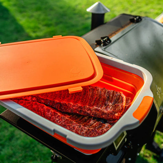 Drip EZ Collapsible Prep Tub V2 w/ Locking Lid + Cutting Board