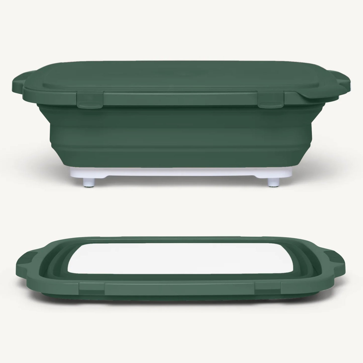 Drip EZ Collapsible Prep Tub V2 w/ Locking Lid + Cutting Board