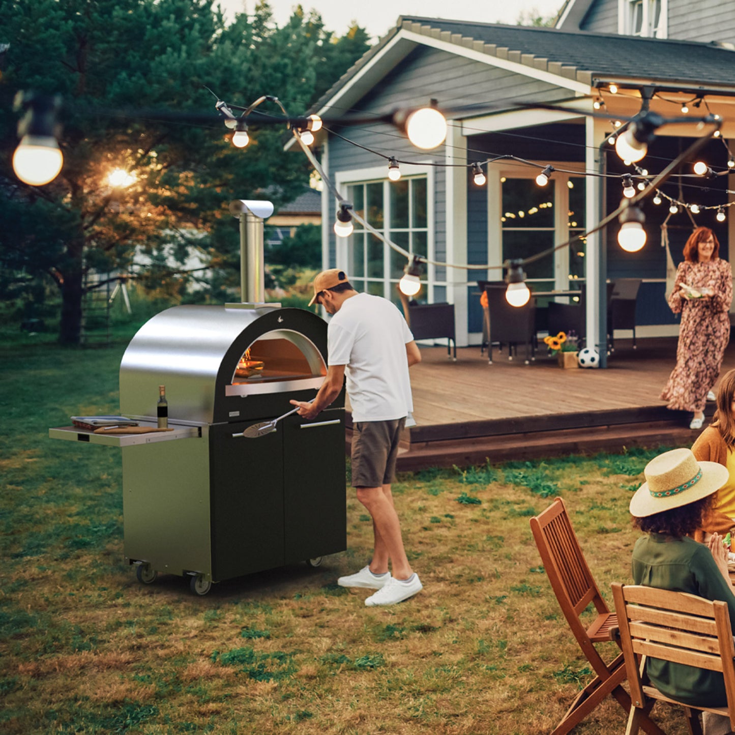 Genio Multi-Fuel Pizza Oven (Stainless/Black)