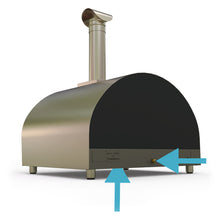 Load image into Gallery viewer, Genio Multi-Fuel Pizza Oven 4.9 (Stainless/Black)
