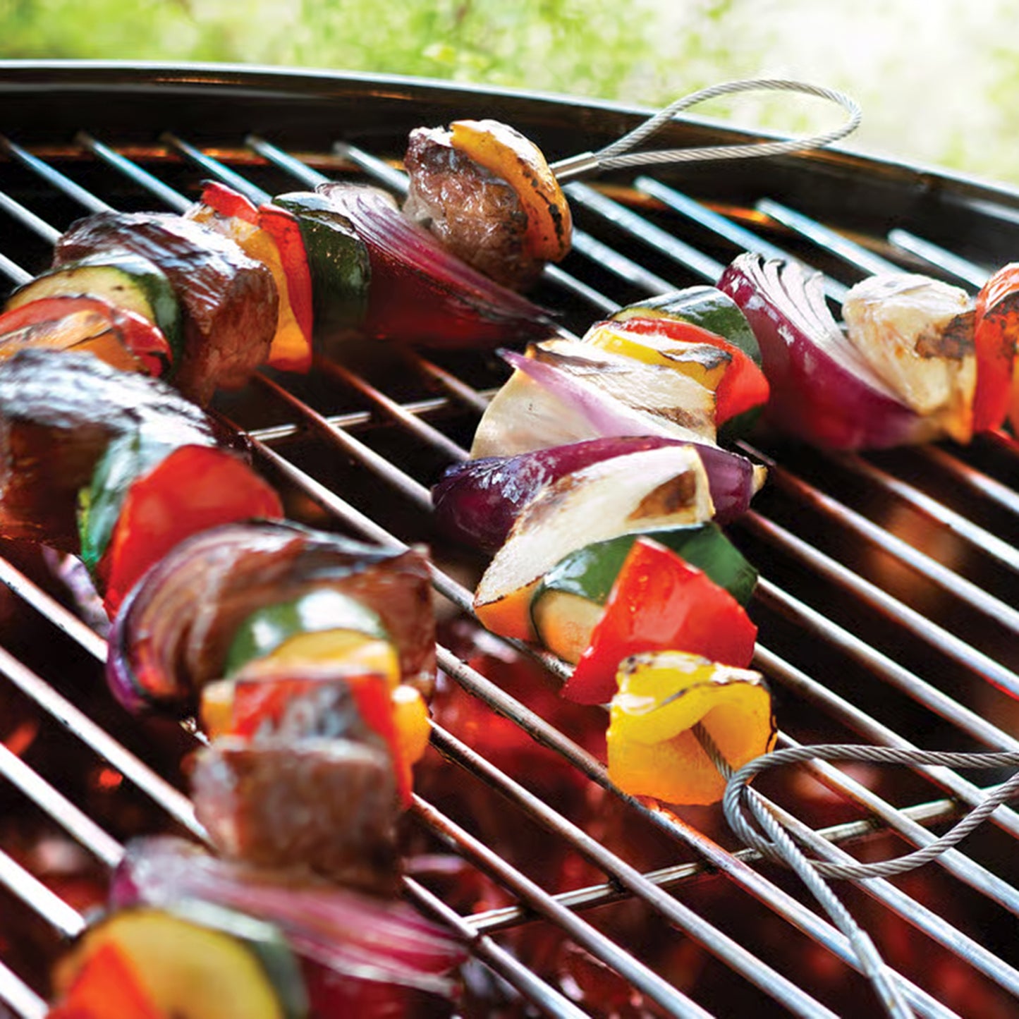Outset QS82 Stainless-Steel Flexible Skewers (Set of 4)