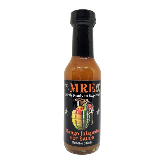 JB's MRE Mango Jalapeno Hot Sauce (5oz Bottle)