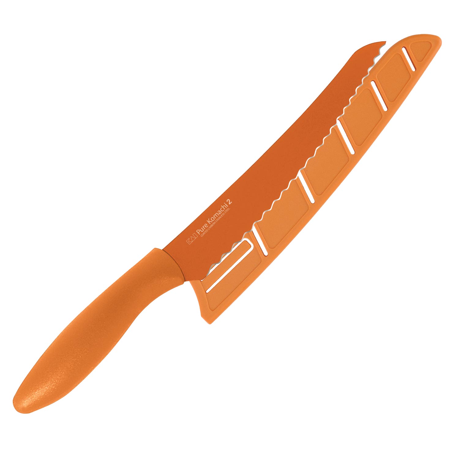 Pure Komachi 2 8-in. Bread Knife, Orange