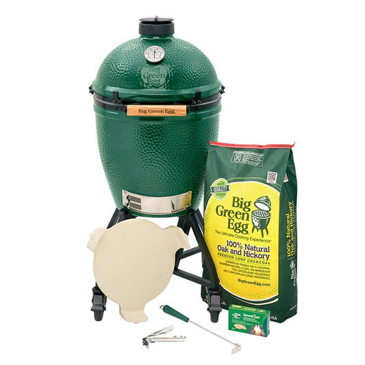 Large Big Green Egg + intEGGrated Nest Package