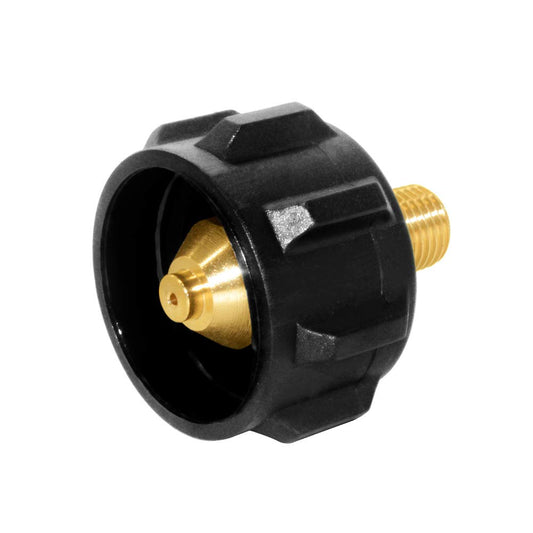 QCC1 female adaptor X 1/4" MPT Black nut - 100,000 BTU Max