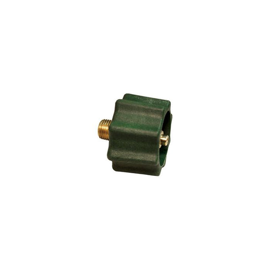 QCC1 female adaptor X 1/4" MPT Green nut - 200,000 BTU Max