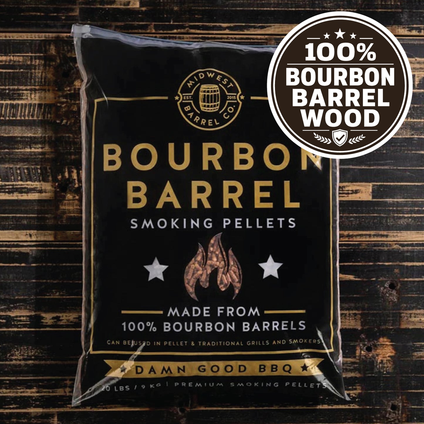 Bourbon Barrel Smoking Wood Pellets