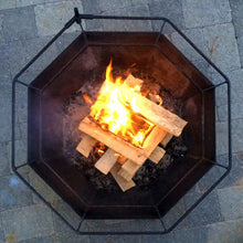 Load image into Gallery viewer, 4ft Cottager Fire Pit w/ Stainless Spark Screen &amp; Door Bundle
