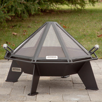 Iron Embers 3' Cottager Fire Pit Package with Spark Screen (No Door)