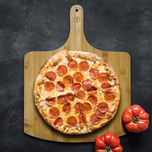 Load image into Gallery viewer, Outset XL Bamboo Pizza Peel 18&quot; x 14&quot;
