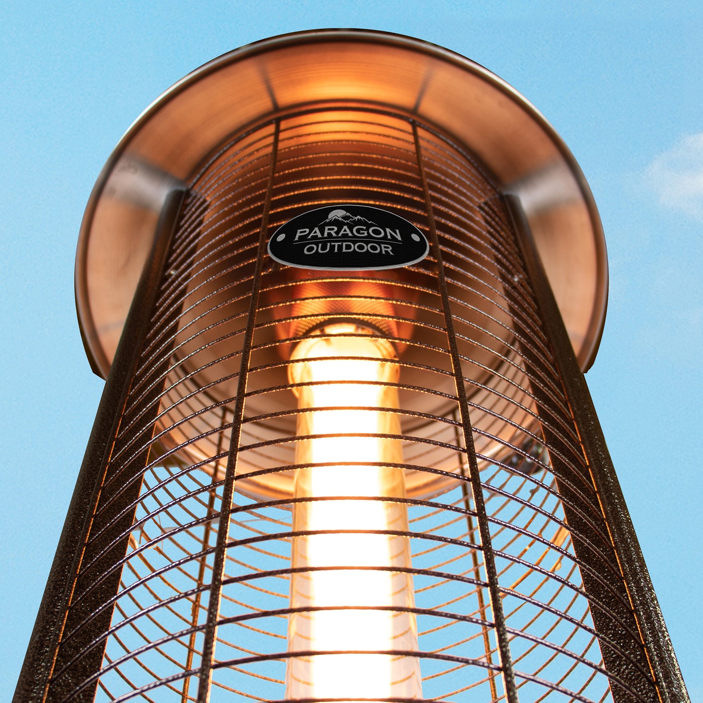 Paragon Outdoor SHINE Gas Flame Tower Heater (Hammered Bronze) OH-M744B