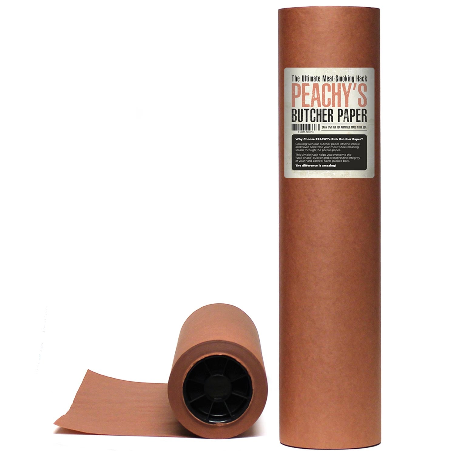 PEACHY'S Pink Butcher Paper Roll (24in x 175ft)