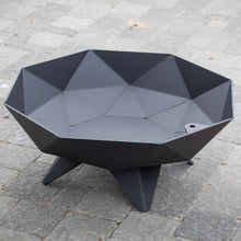 Load image into Gallery viewer, Iron Embers 3&#39; Polygon Fire Pit Package with Spark Screen (No Door)
