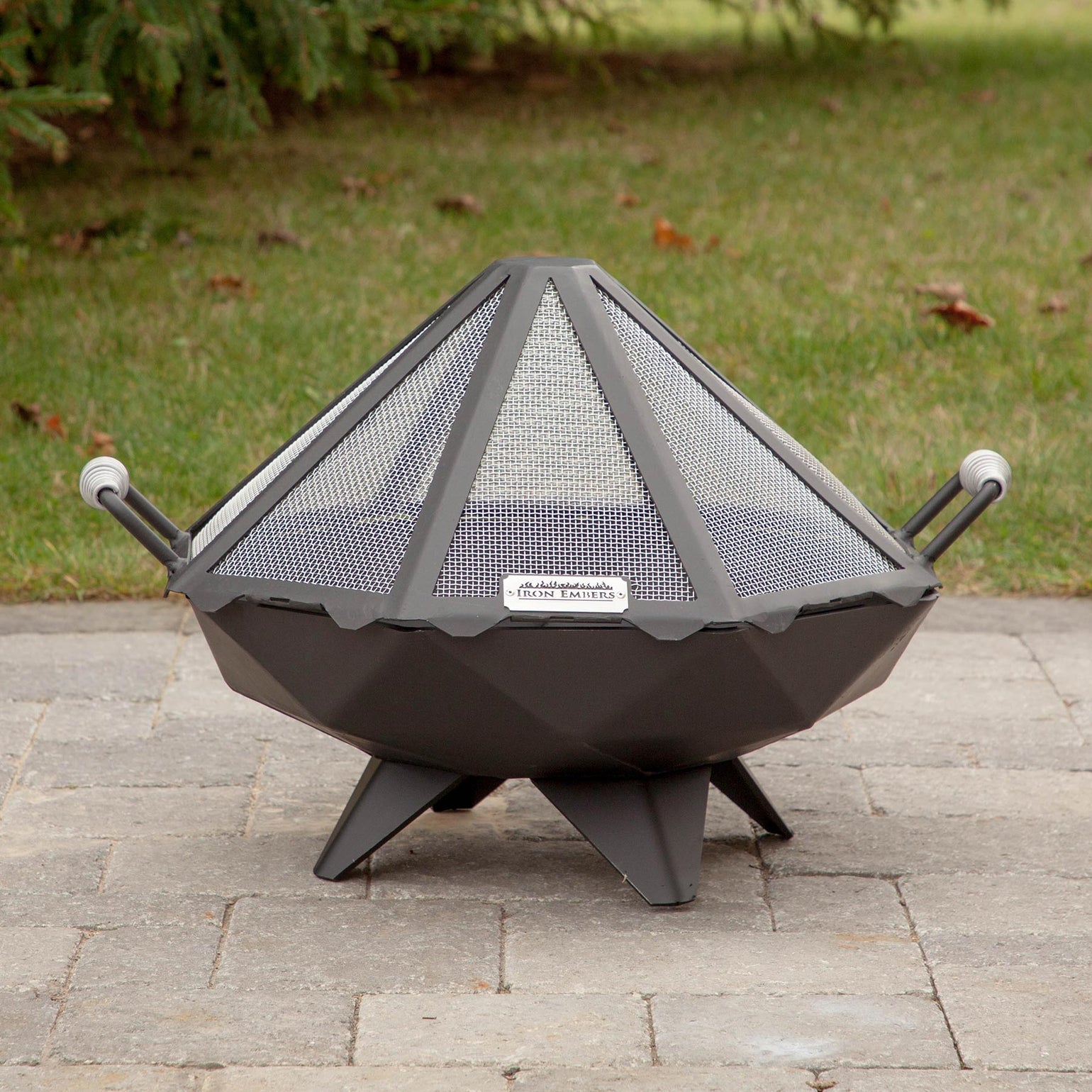 3ft Polygon Fire Bowl w/ Screen Package