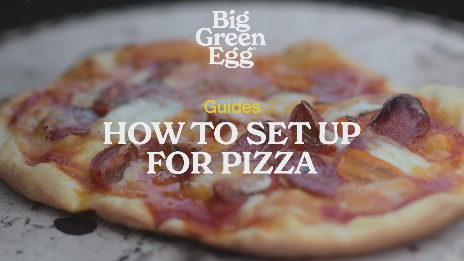 Load video: How to Set Up for Pizza on a Big Green Egg - Video