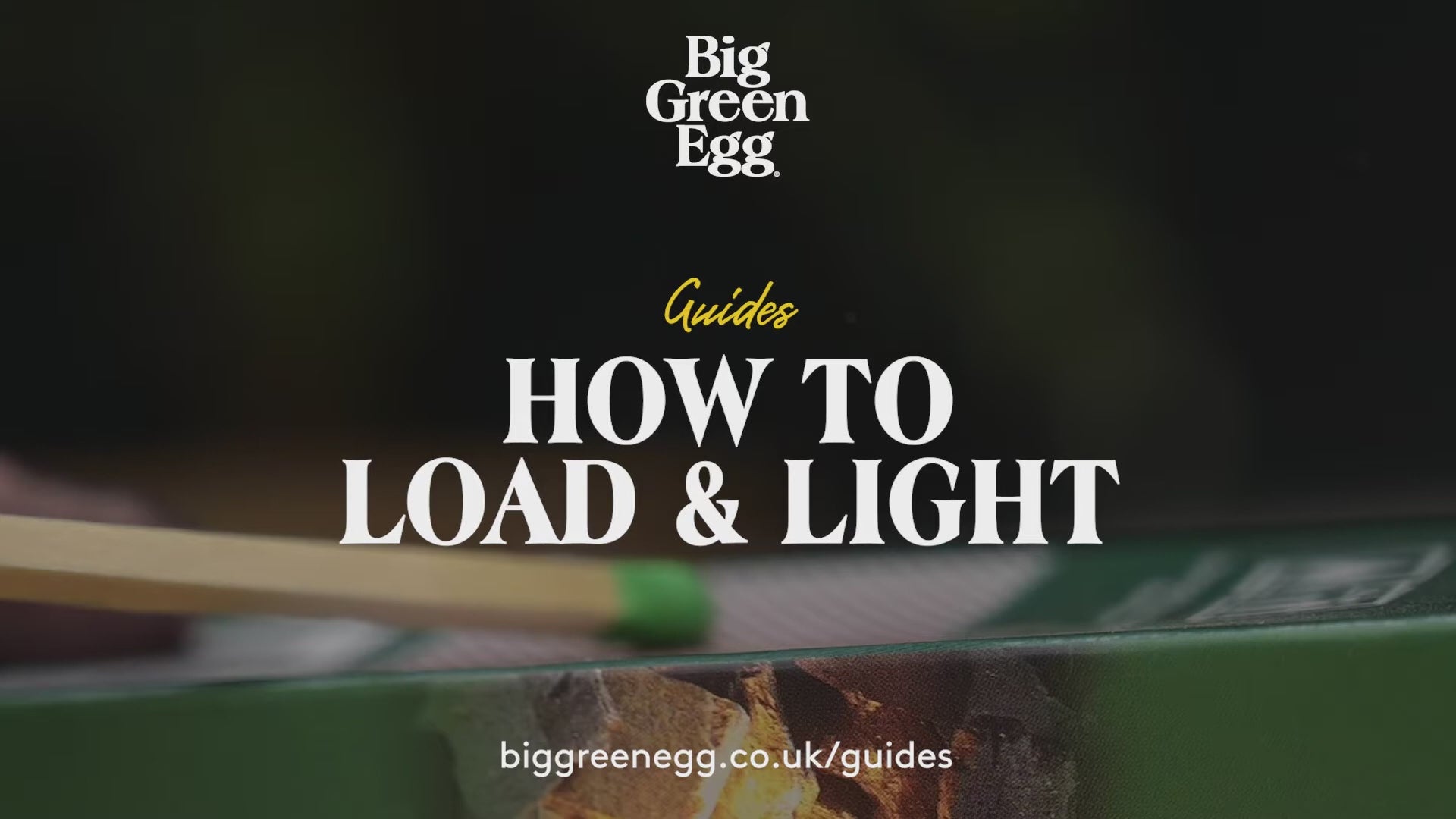Load video: How to Load &amp; Light a Big Green Egg - Video