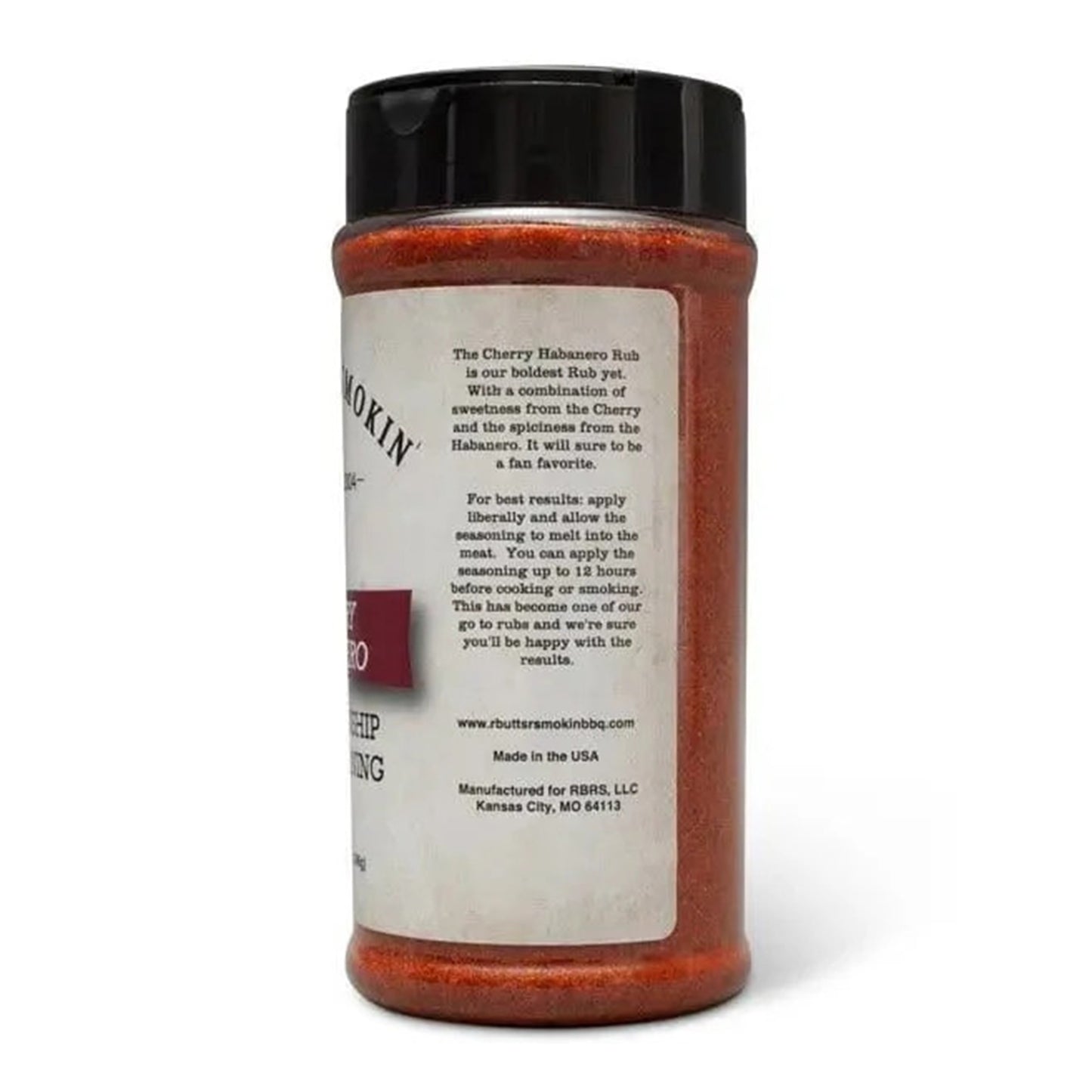R Butts R Smokin' Cherry Habanero BBQ Rub 14 oz