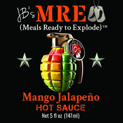 JB's MRE Mango Jalapeno Hot Sauce (5oz Bottle)