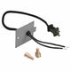 Dimplex 120V Power Supply Cord Accessory Plug Kit for BF33/39/45 Built-In Electric Fireboxes BFPLUGE