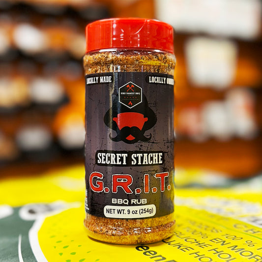 Secret Stache G.R.I.T. BBQ Rub 9oz