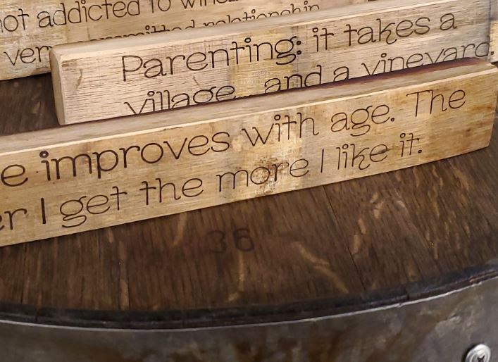 Wine Quotes Shelf Wall Art