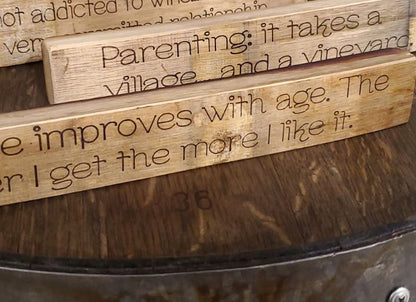 Wine Quotes Shelf Wall Art