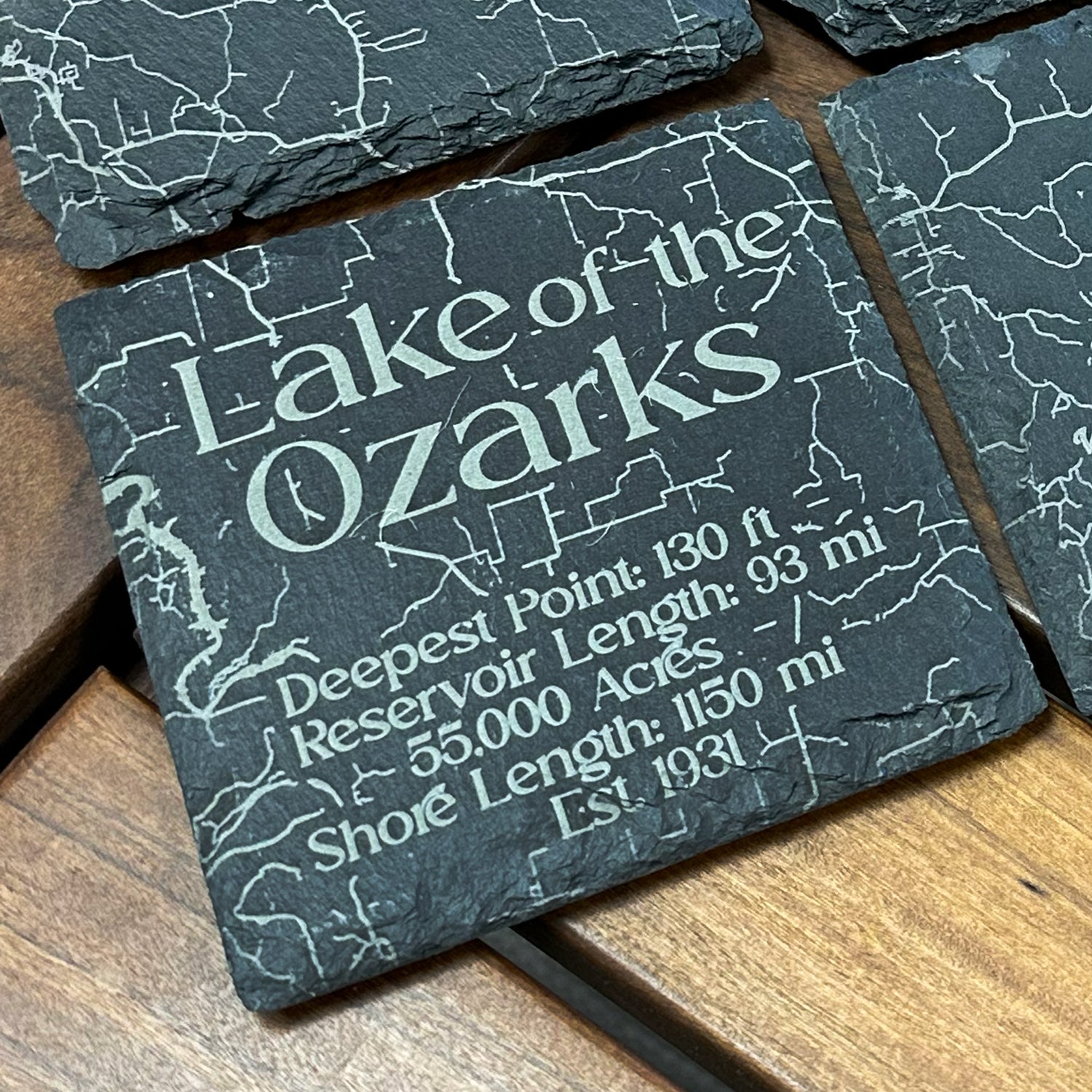 Fire & Pine Lake of the Ozarks Coasters - Thumbnail 2