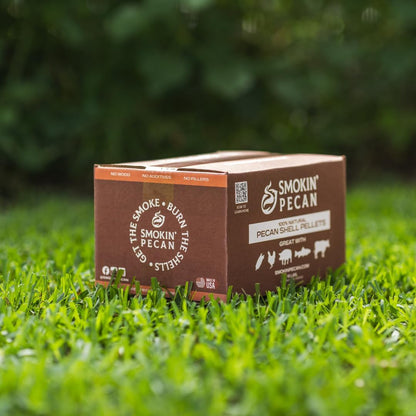 Smokin' Pecan 100% Natural Pecan Shell Pellets (10lb Box)