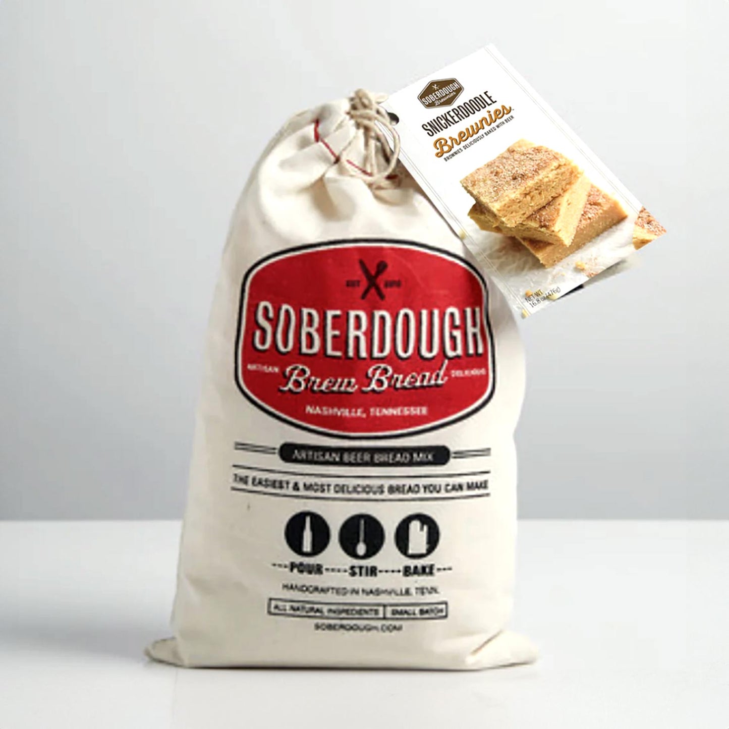 Snickerdoodle BREWnies Soberdough