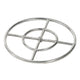 18" Double Ring Stainless Steel Burner with 1/2" Inlet for Natural Gas