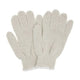 Cotton BBQ Gloves, Natural Color, Large, 12 Pair/Bag