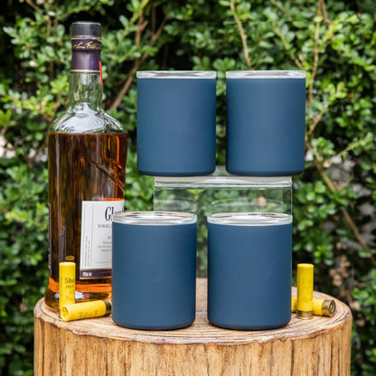 Vinglacé Glass Lined Low Ball Whiskey Tumblers
