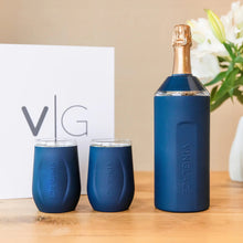 Load image into Gallery viewer, Vinglacé Wine Chiller + 2 Wine Tumblers - Gift Set
