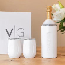 Load image into Gallery viewer, Vinglacé Wine Chiller + 2 Wine Tumblers - Gift Set
