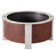 BREEO X Series 30 Smokeless Fire Pit (Patina) with Ash Removal Tool